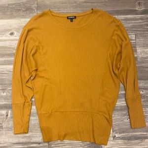 Express women’s long sleeve shirt yellow